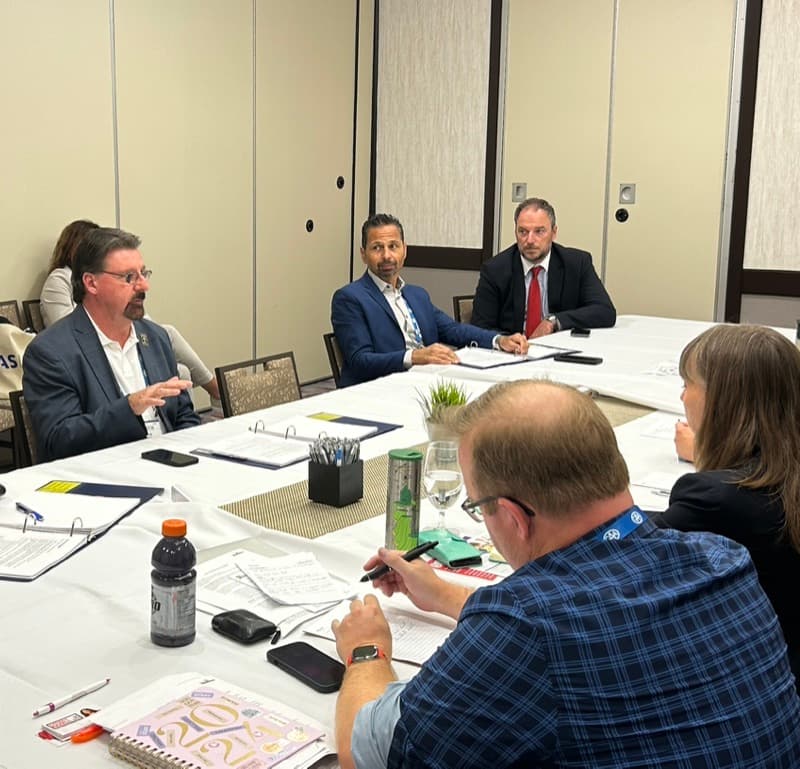 Doug Maskell participating in an Illegal Land Use Task Force meeting